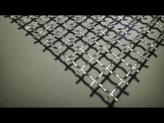 Custom High Quality Square Woven Wire Mesh Stainless Steel Crimped Wire Filter Mesh For Barbecue